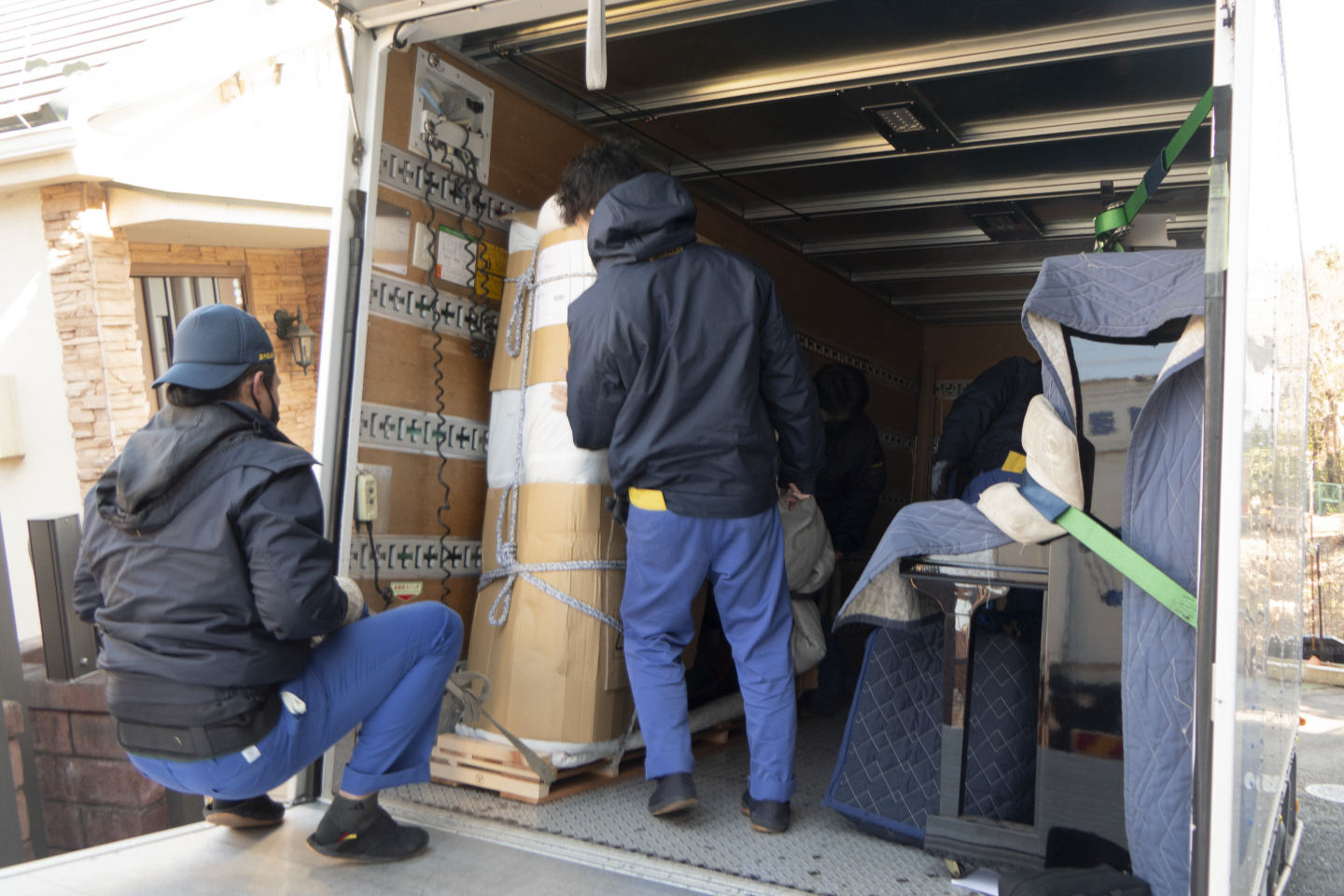 協力会社はピアノ搬送のプロ。スタッフはピアノに対する高い知識を有している