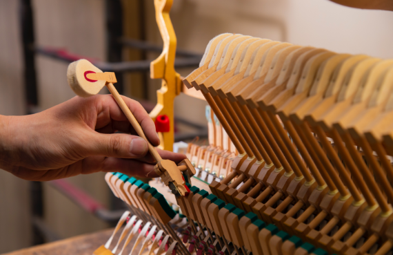 ヤマハリニューアルピアノの製造工程2